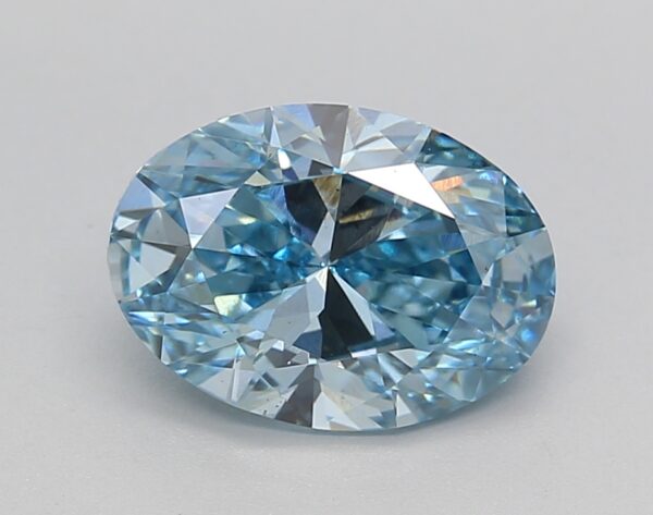 2.00 LGD Carat  FANCY VIVID BLUE Color VS1 OVAL Shape IGI