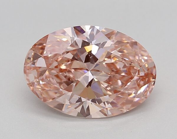 2.08 LGD Carat  FANCY VIVID PINK Color VS1 OVAL Shape IGI