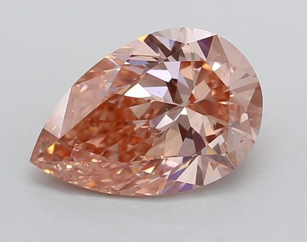 2.42 LGD Carat  FANCY INTENSE PINK Color VS2 PEAR Shape IGI