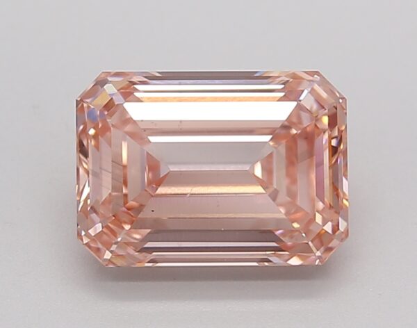 2.51 LGD Carat  FANCY INTENSE PINK Color VS2 EMERALD Shape IGI