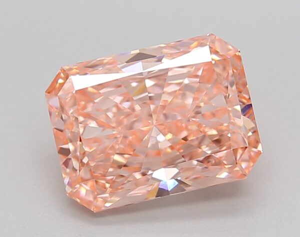 2.75 LGD Carat  FANCY VIVID PINK Color VVS2 RADIANT Shape IGI