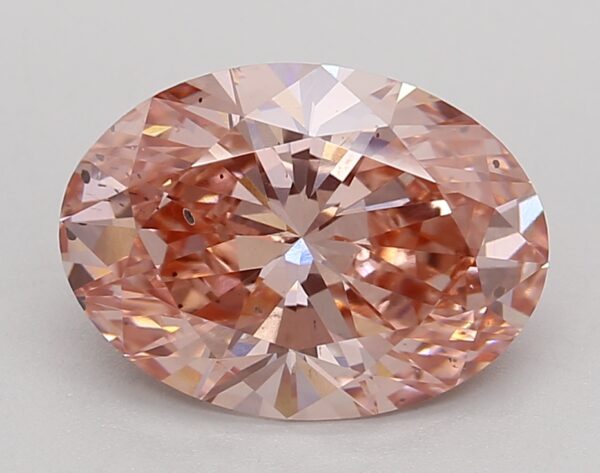 3.09 LGD Carat  FANCY VIVID PINK Color SI1 OVAL Shape IGI