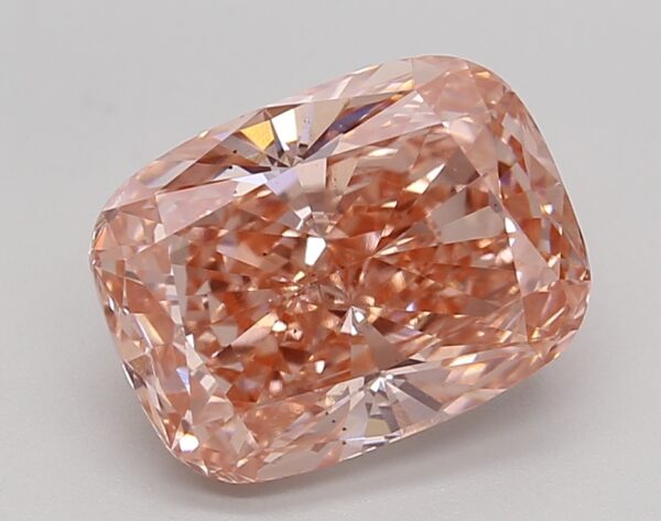 3.24 LGD Carat  FANCY VIVID PINK Color VS2 CUSHION Shape IGI