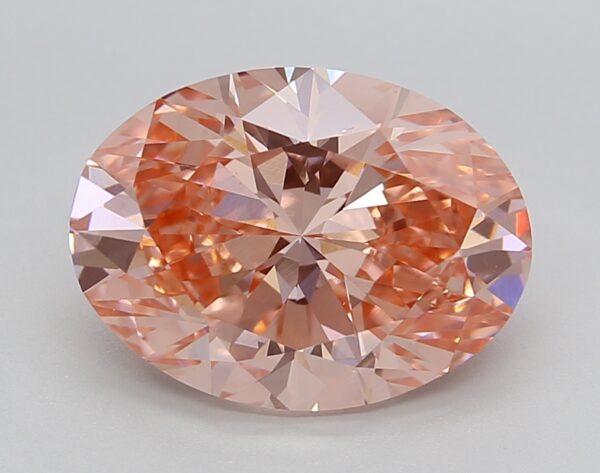 4.00 LGD Carat  FANCY VIVID PINK Color VS1 OVAL Shape IGI