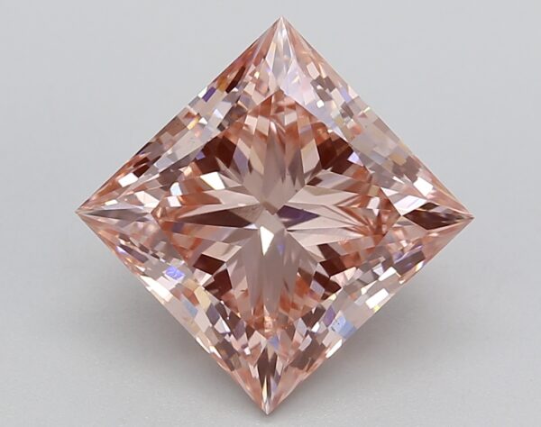 4.30 LGD Carat  FANCY INTENSE PINK Color VS1 PRINCESS Shape IGI