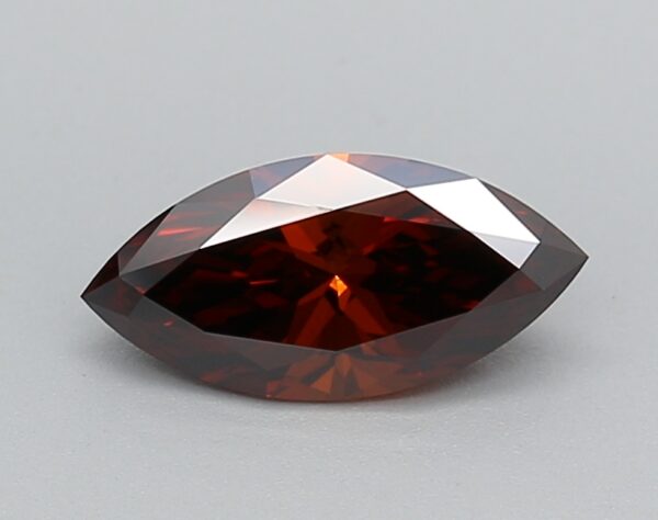 0.73 LGD Carat  FANCY DEEP ORANGE Color VVS1 MARQUISE Shape IGI