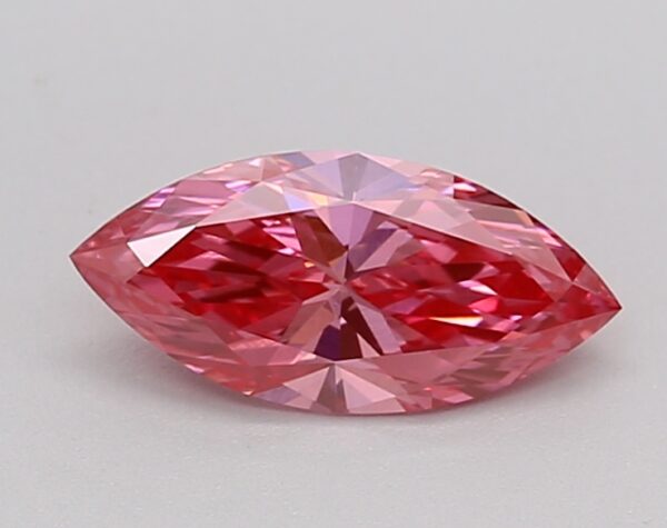 0.62 LGD Carat  FANCY VIVID PINK Color VS1 MARQUISE Shape IGI