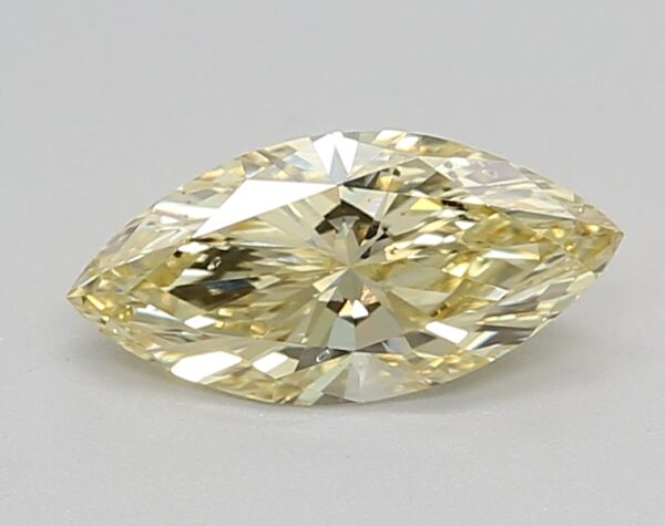 0.73 LGD Carat  FANCY INTENSE YELLOW Color VS2 MARQUISE Shape IGI