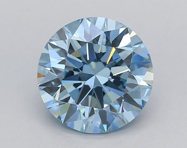 2.61 LGD Carat  FANCY VIVID BLUE Color VS1 ROUND Shape IGI