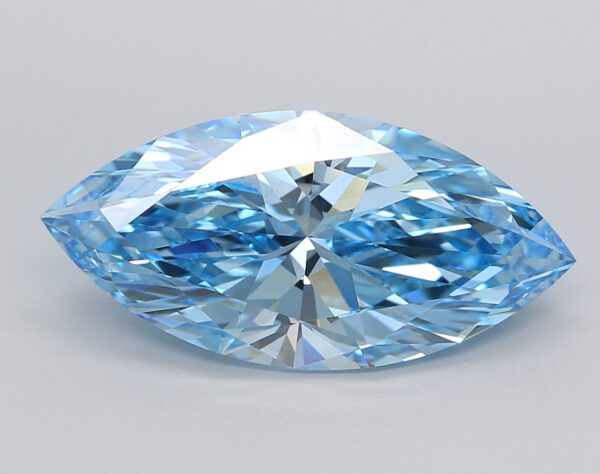 5.23 LGD Carat  FANCY VIVID BLUE Color VS1 MARQUISE Shape IGI