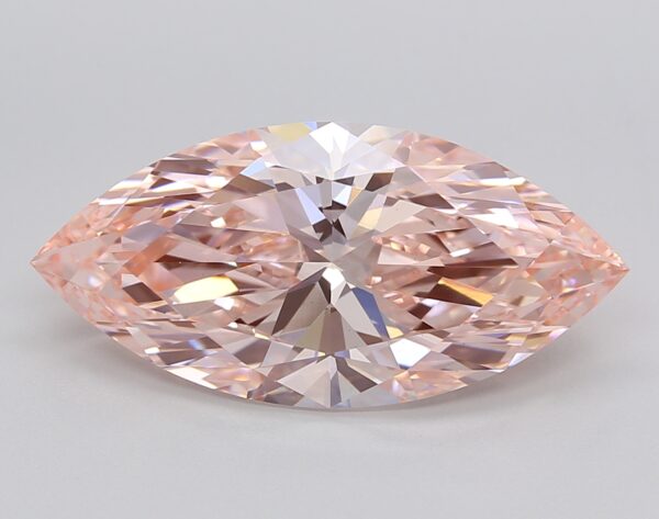 5.25 LGD Carat  FANCY VIVID PINK Color VS1 MARQUISE Shape IGI