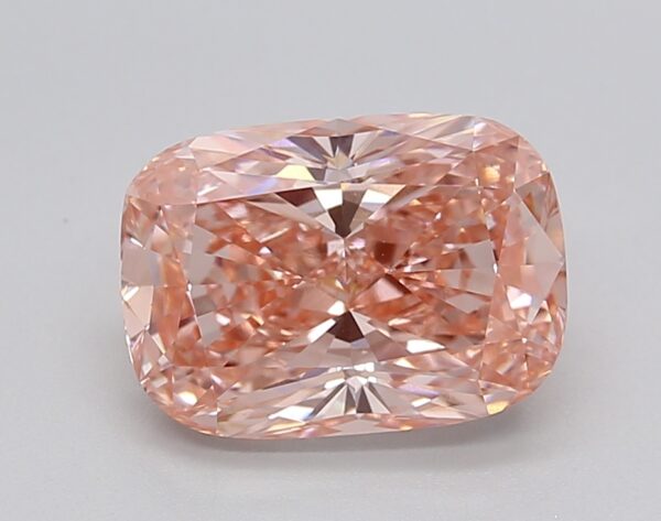 2.43 LGD Carat  FANCY VIVID PINK Color VS1 CUSHION Shape IGI