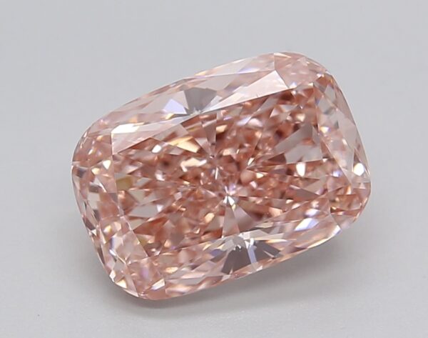 2.52 LGD Carat  FANCY VIVID PINK Color VS1 CUSHION Shape IGI