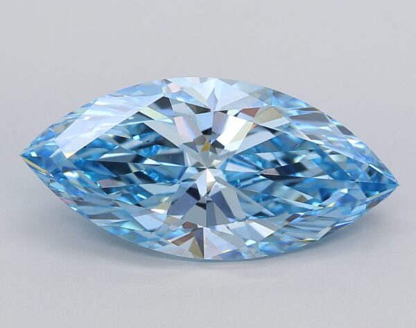 7.02 LGD Carat  FANCY VIVID BLUE Color VS1 MARQUISE Shape IGI